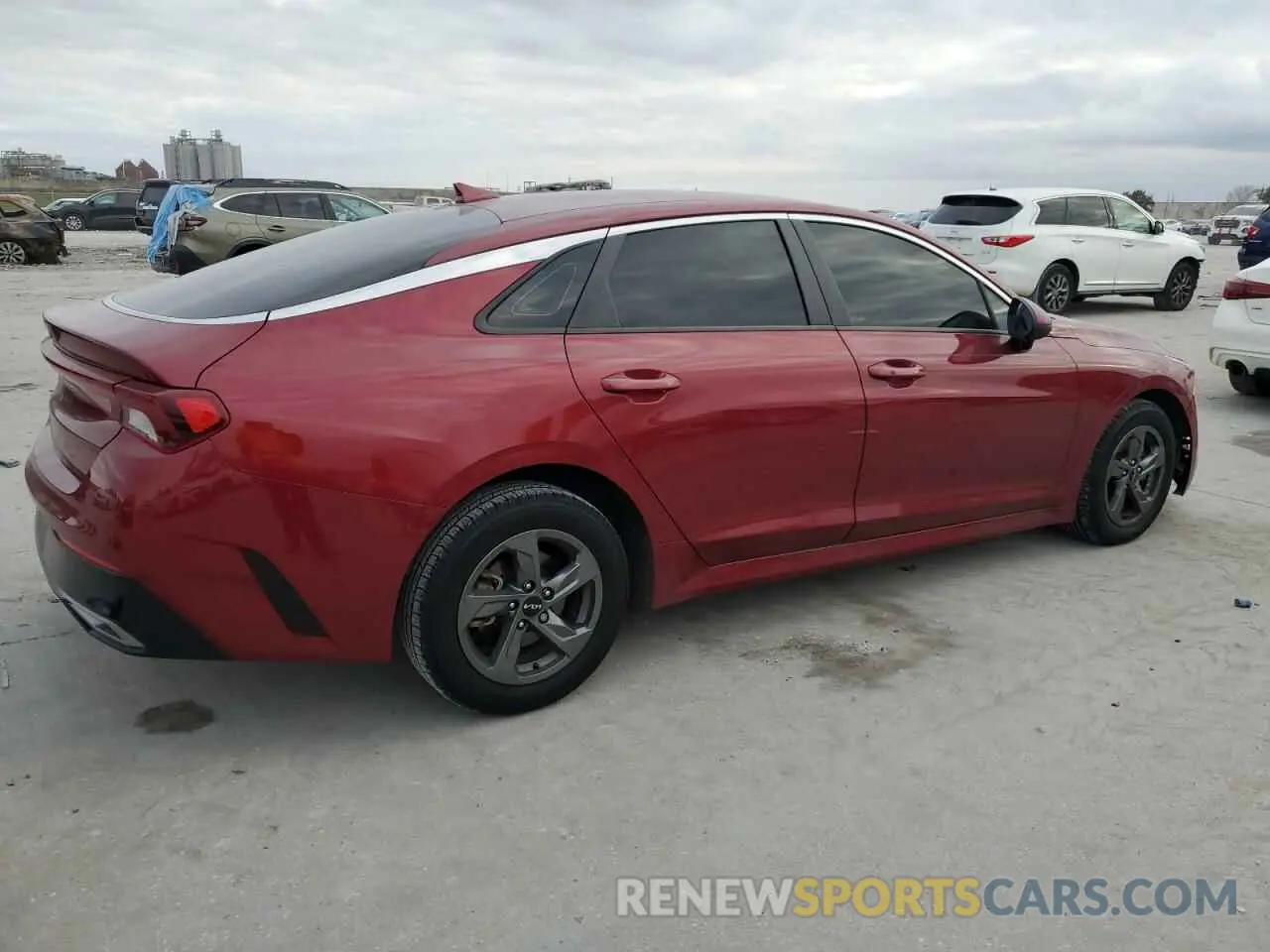3 fotografías del automóvil dañado 5XXG14J20NG085334 KIA K5 2022
