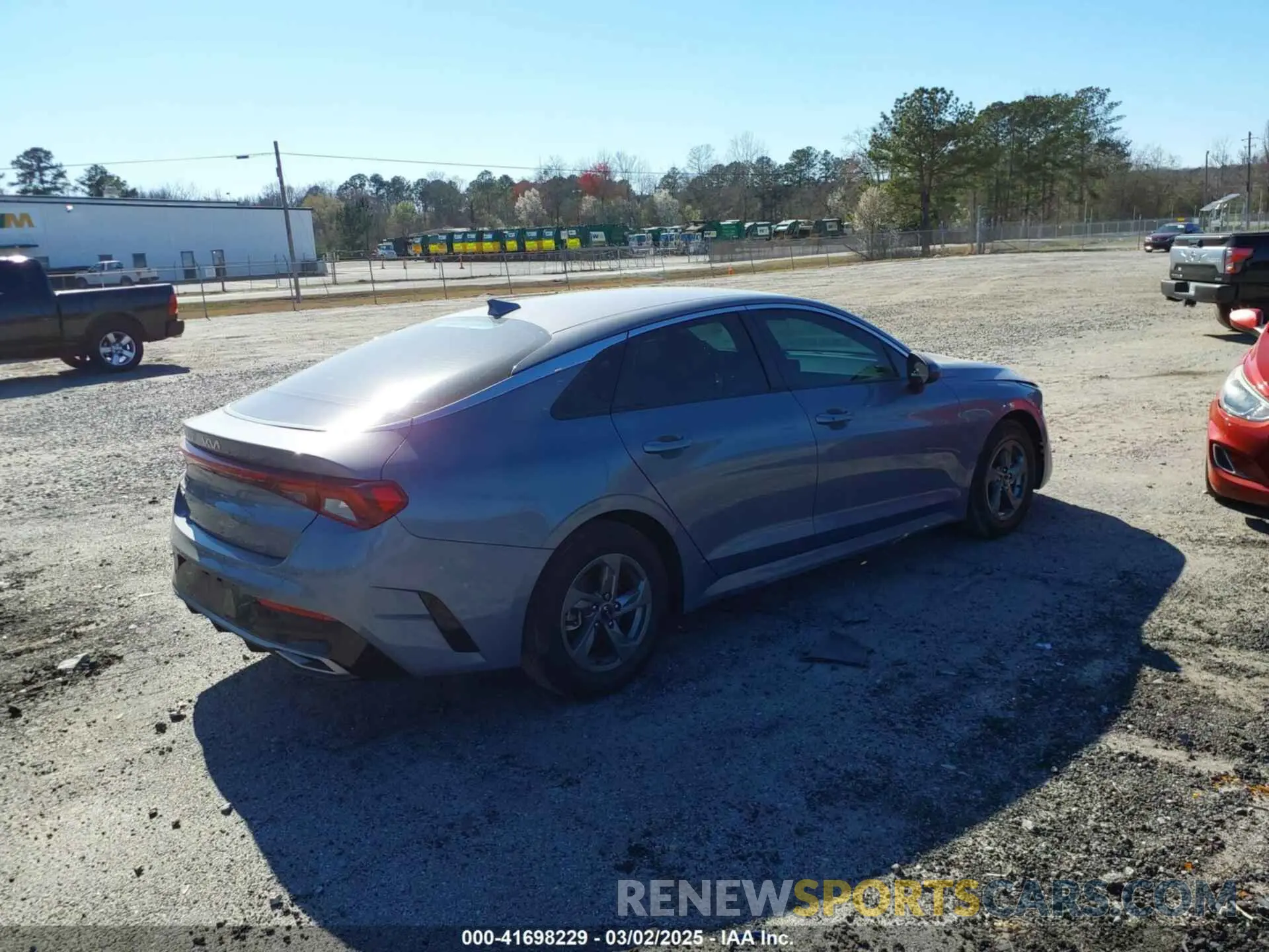 4 fotografías del automóvil dañado 5XXG14J20NG088279 KIA K5 2022