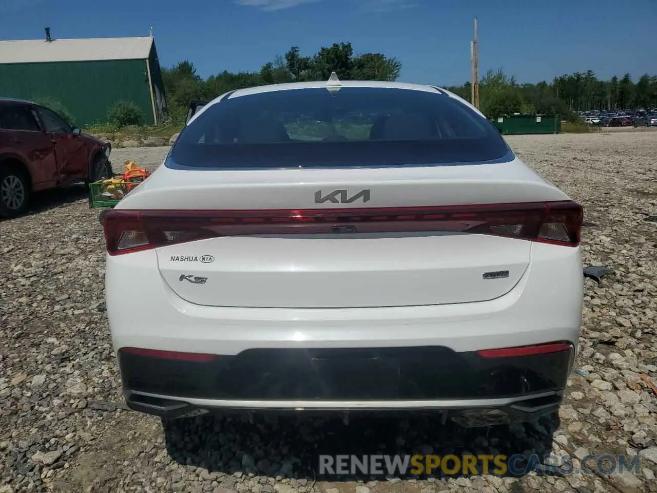 6 fotografías del automóvil dañado 5XXG14J20NG132636 KIA K5 2022