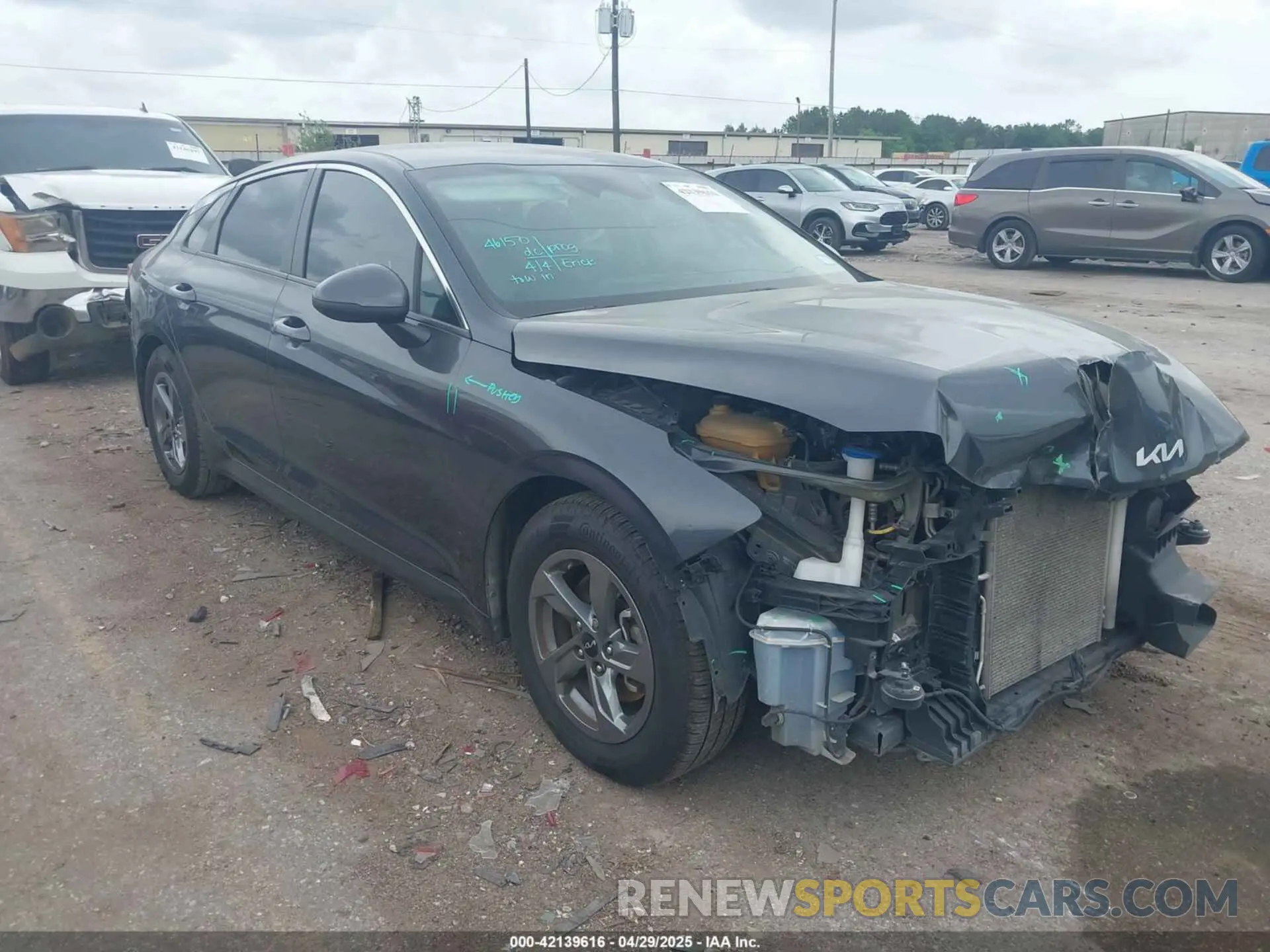 1 fotografías del automóvil dañado 5XXG14J21NG131169 KIA K5 2022