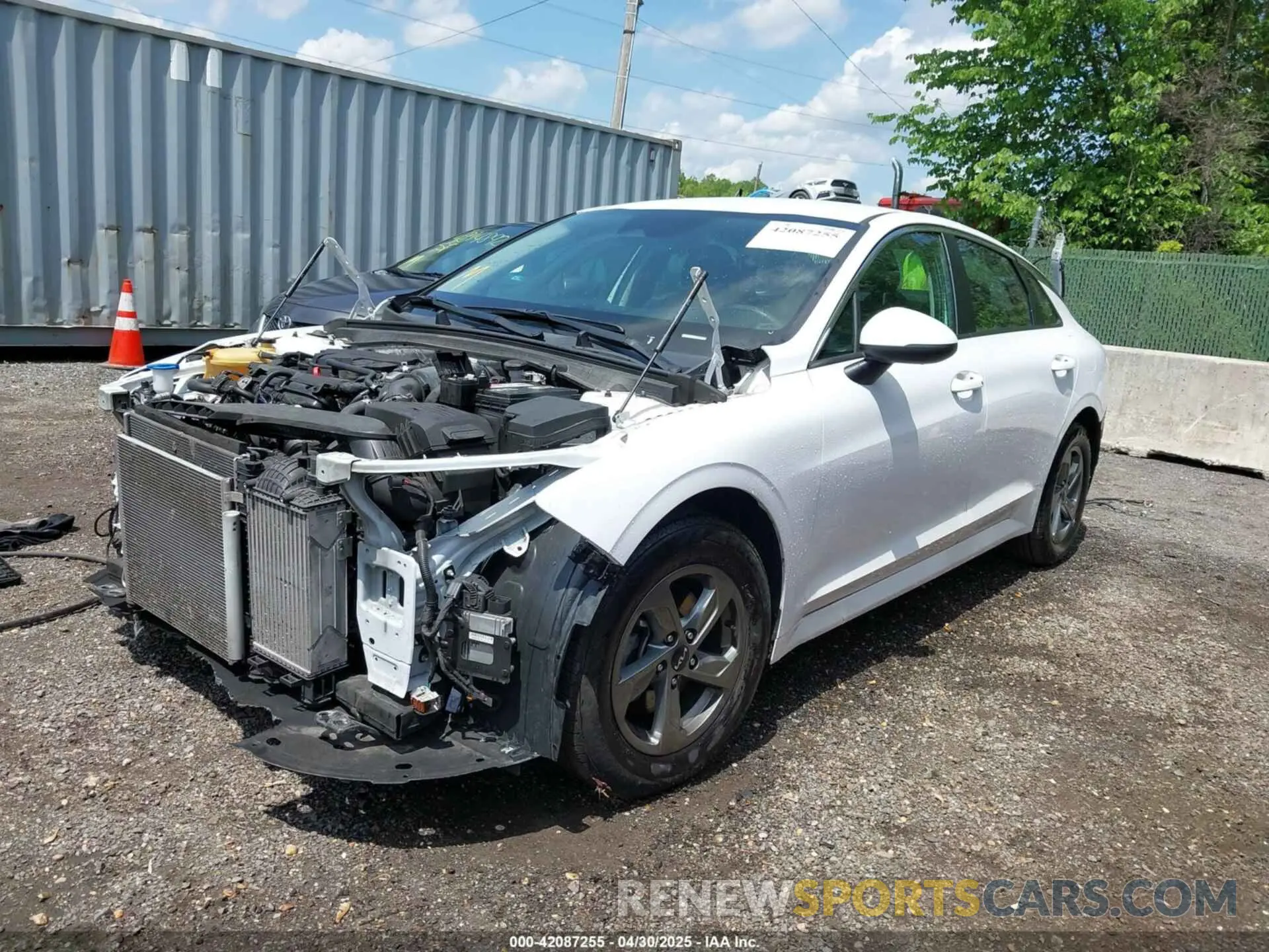 2 fotografías del automóvil dañado 5XXG14J21NG135013 KIA K5 2022