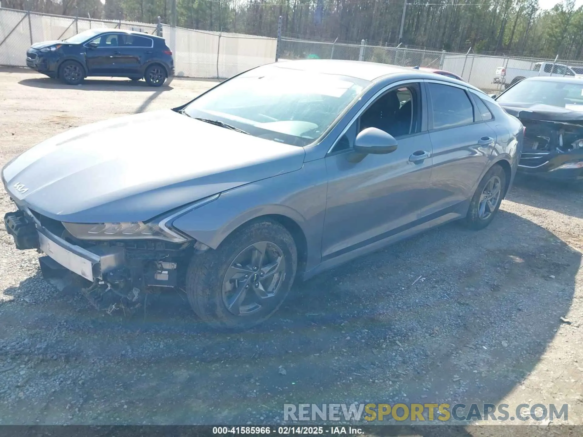 2 fotografías del automóvil dañado 5XXG14J22NG089675 KIA K5 2022