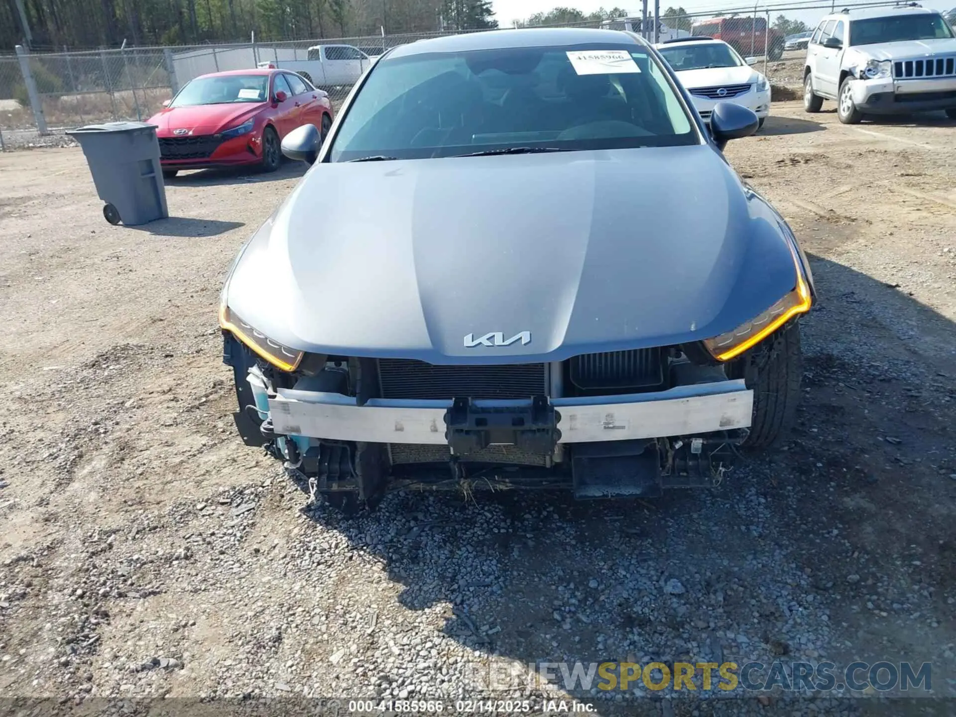 6 fotografías del automóvil dañado 5XXG14J22NG089675 KIA K5 2022