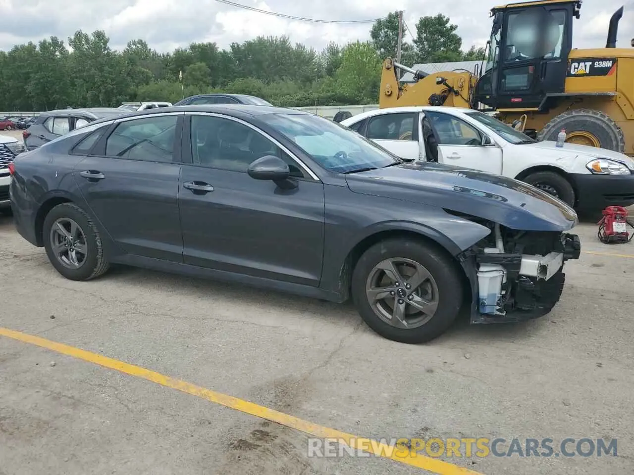 4 fotografías del automóvil dañado 5XXG14J22NG105325 KIA K5 2022