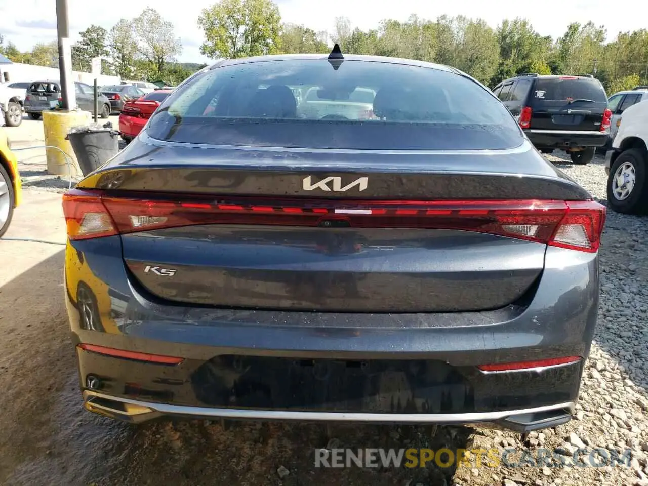6 fotografías del automóvil dañado 5XXG14J24NG126256 KIA K5 2022