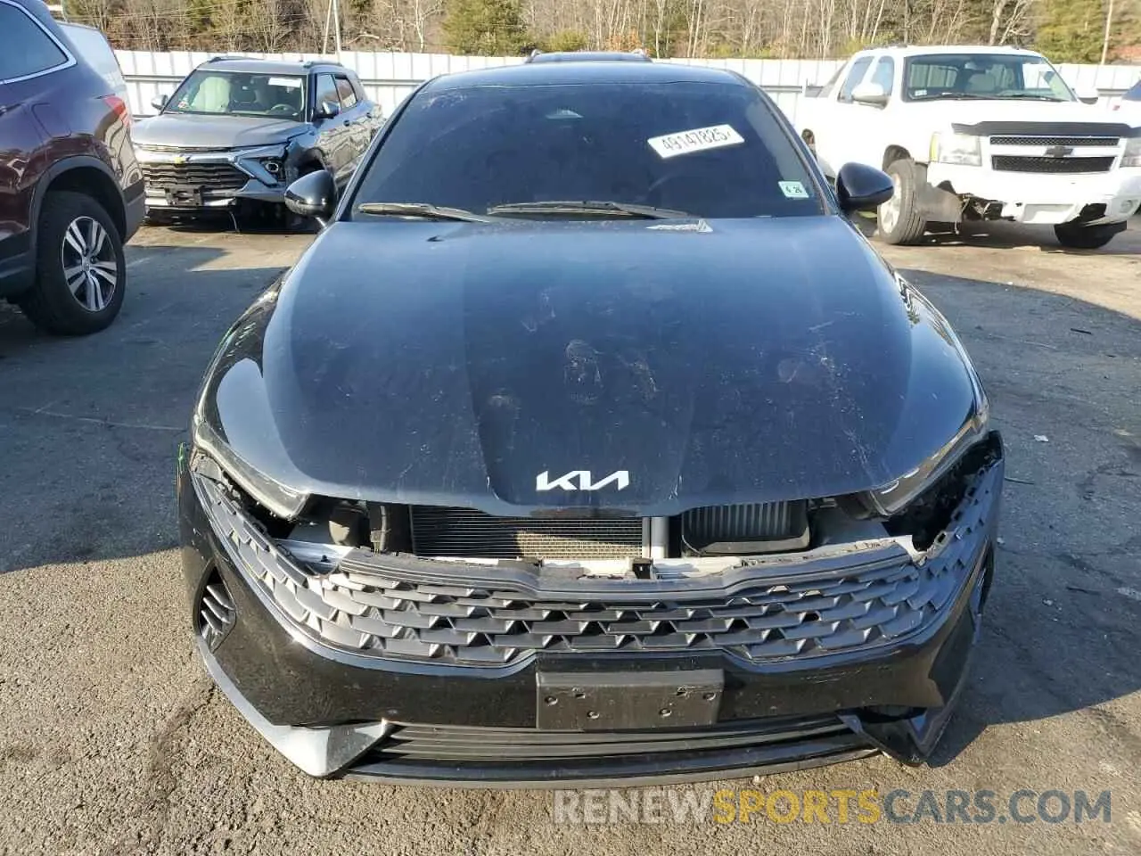 5 fotografías del automóvil dañado 5XXG14J25NG083627 KIA K5 2022