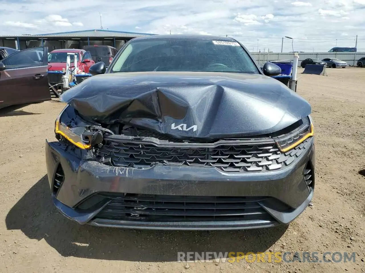 5 fotografías del automóvil dañado 5XXG14J25NG128503 KIA K5 2022