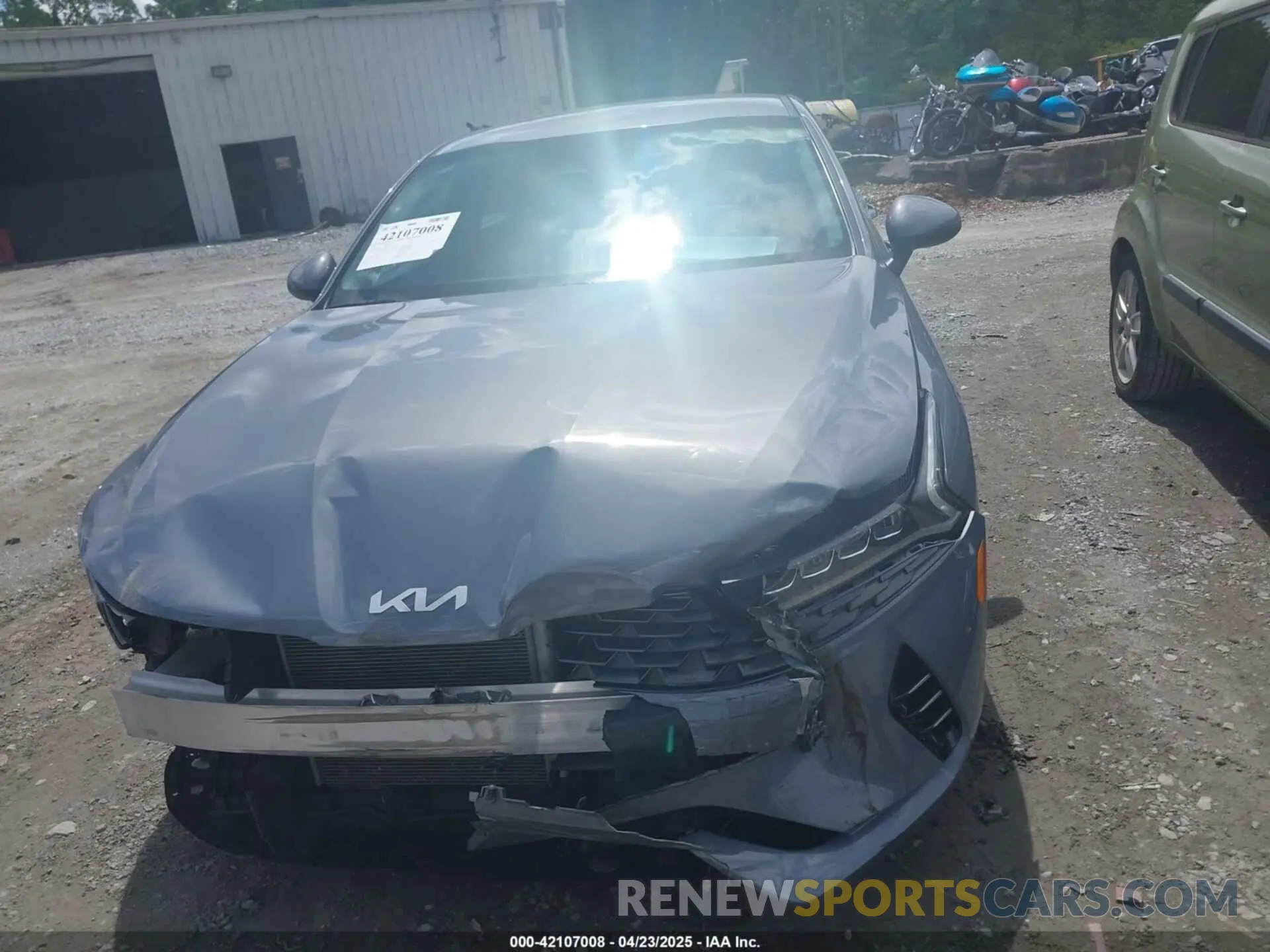 12 fotografías del automóvil dañado 5XXG14J25NG130168 KIA K5 2022