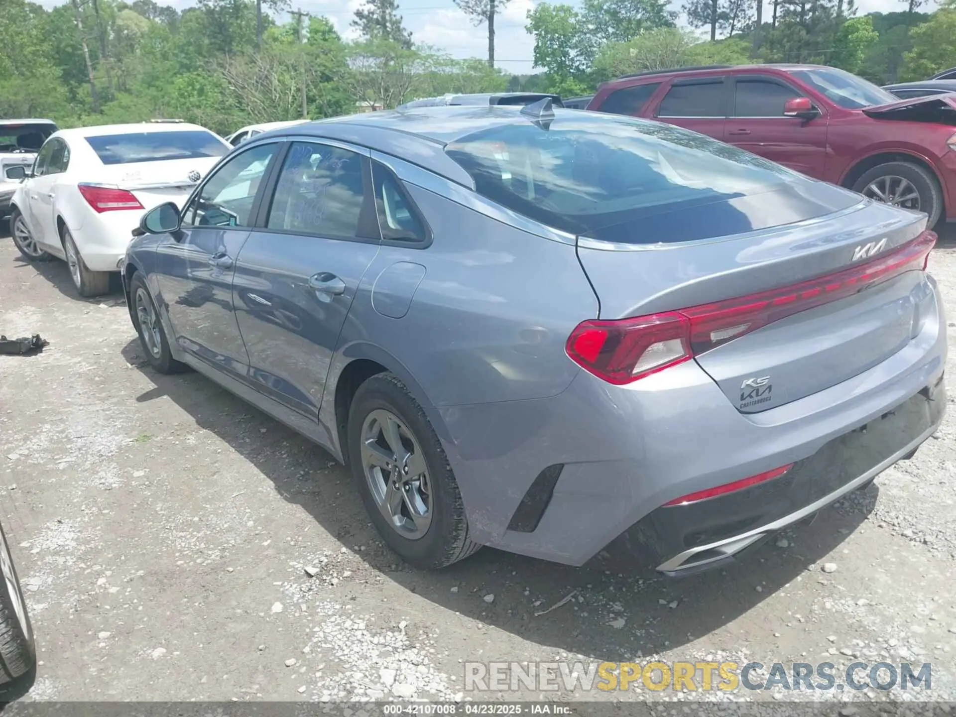 3 fotografías del automóvil dañado 5XXG14J25NG130168 KIA K5 2022