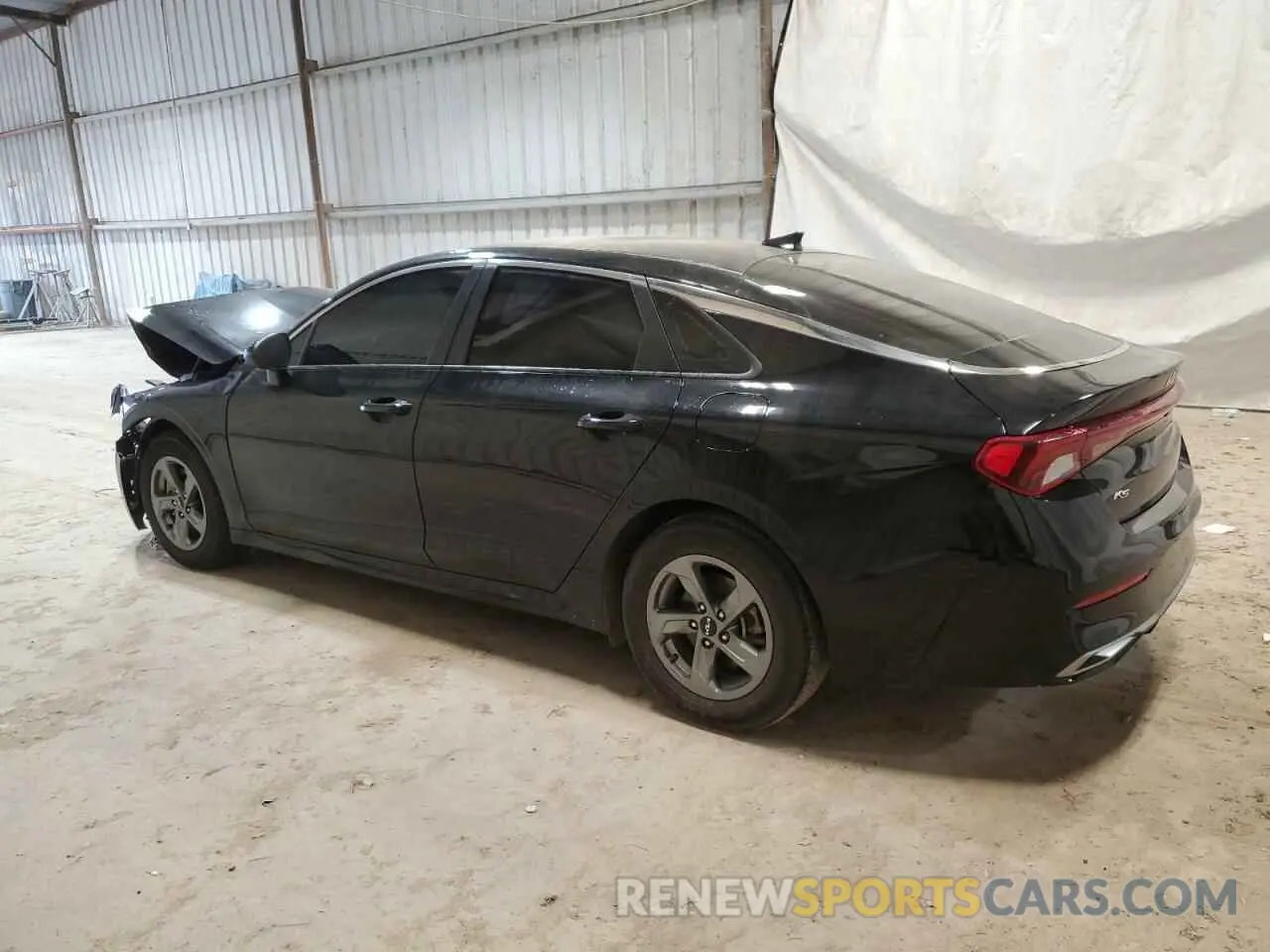 2 fotografías del automóvil dañado 5XXG14J25NG139324 KIA K5 2022