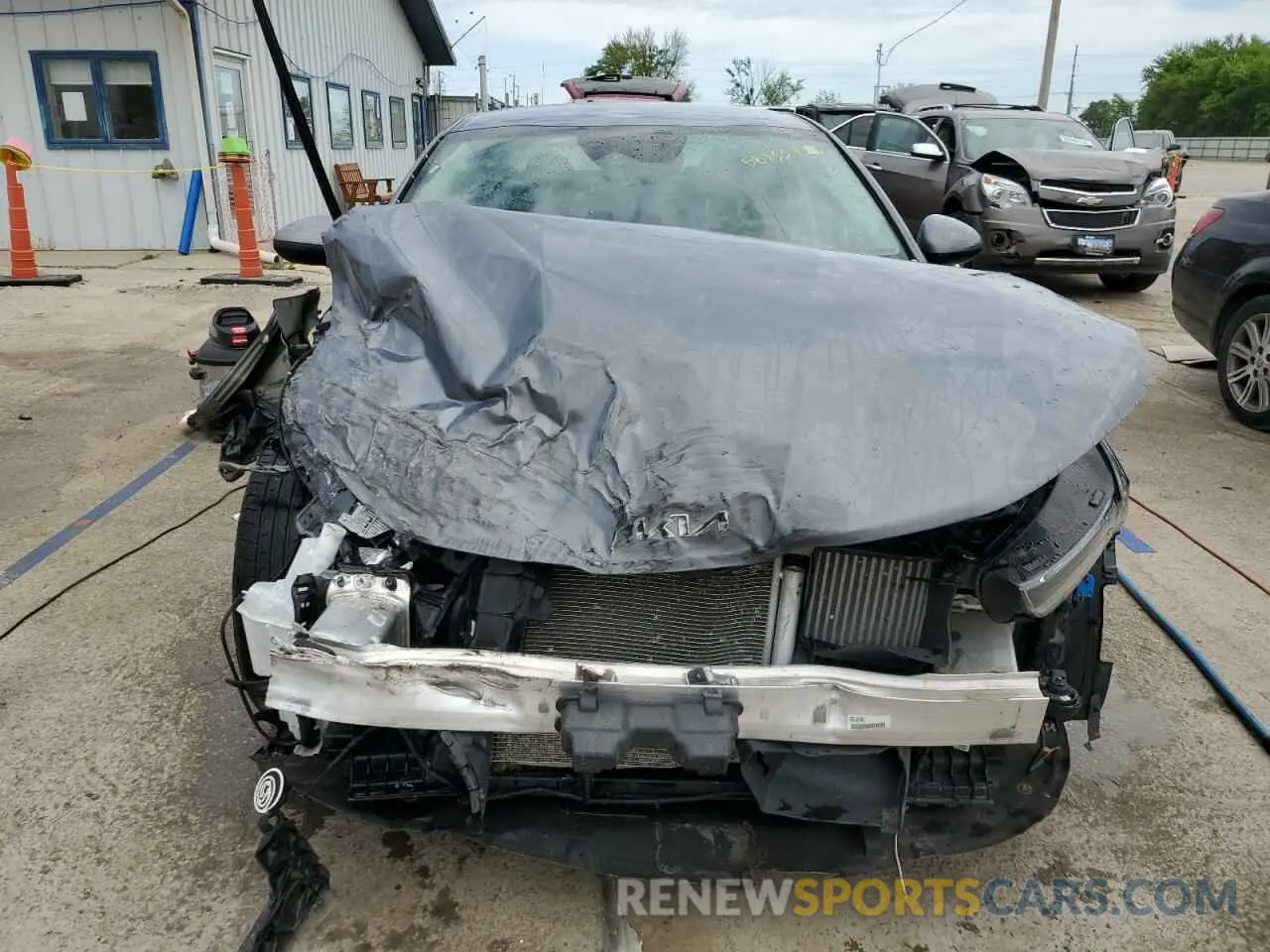 5 fotografías del automóvil dañado 5XXG14J26NG102668 KIA K5 2022