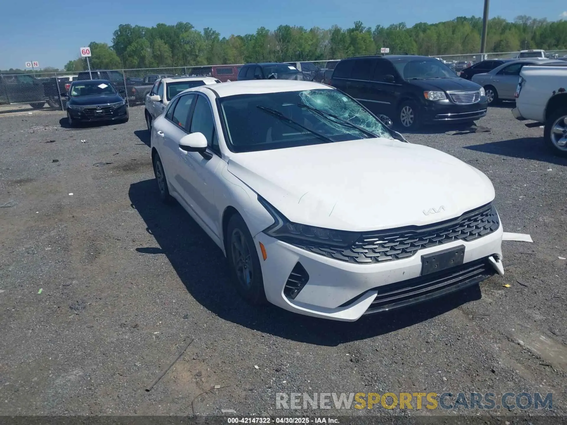 1 fotografías del automóvil dañado 5XXG14J26NG128378 KIA K5 2022