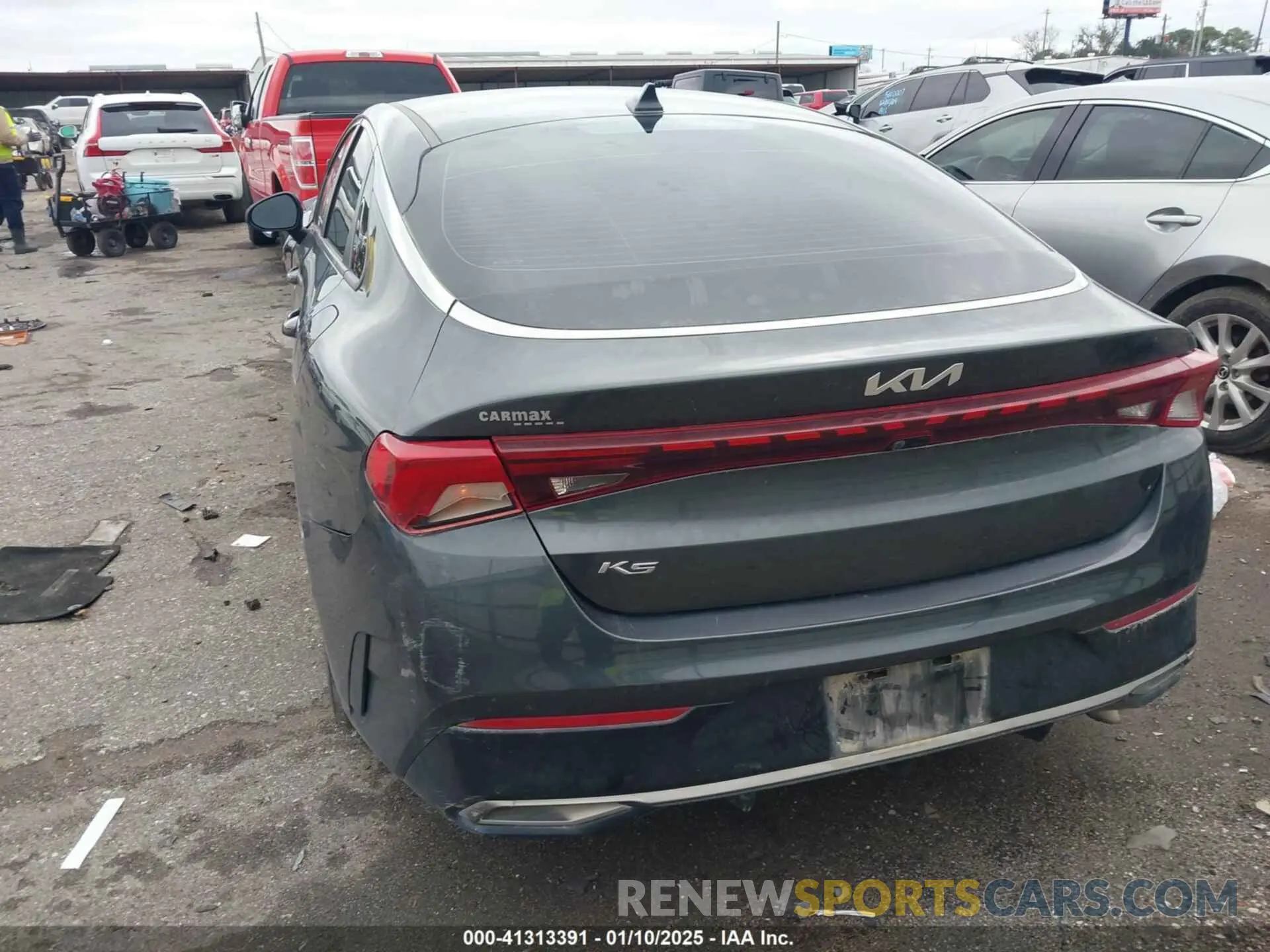 3 fotografías del automóvil dañado 5XXG14J26NG143978 KIA K5 2022