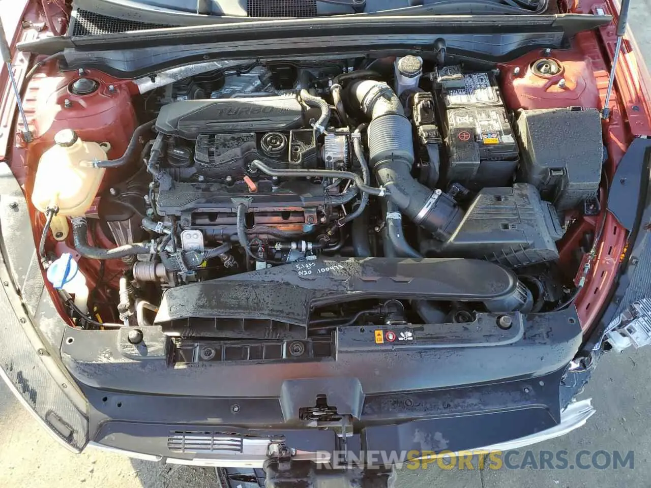11 fotografías del automóvil dañado 5XXG14J27NG139339 KIA K5 2022