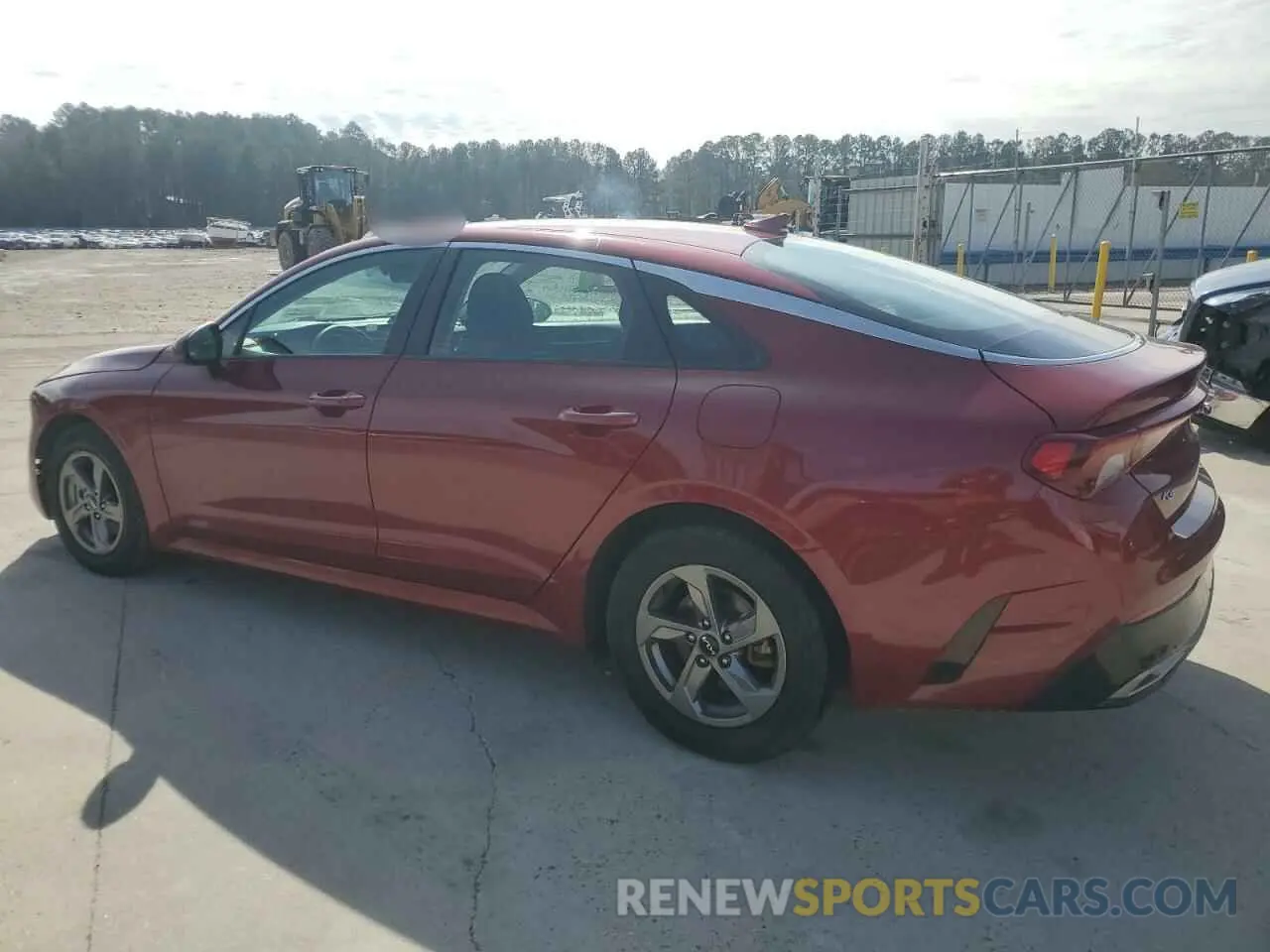2 fotografías del automóvil dañado 5XXG14J27NG143049 KIA K5 2022