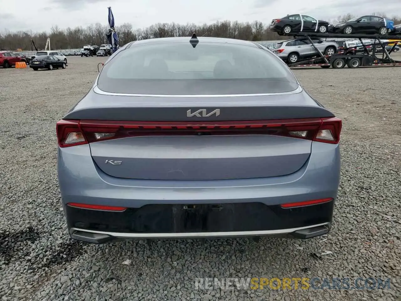 6 fotografías del automóvil dañado 5XXG14J29NG100350 KIA K5 2022
