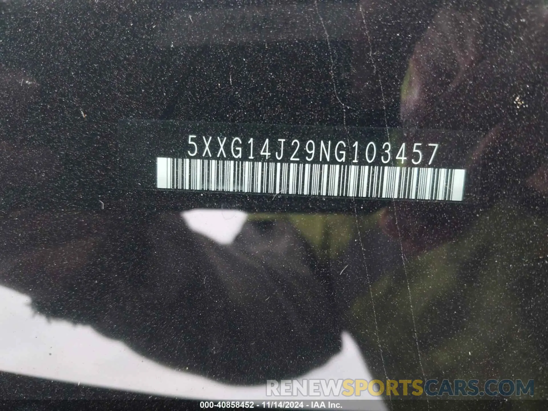 9 fotografías del automóvil dañado 5XXG14J29NG103457 KIA K5 2022