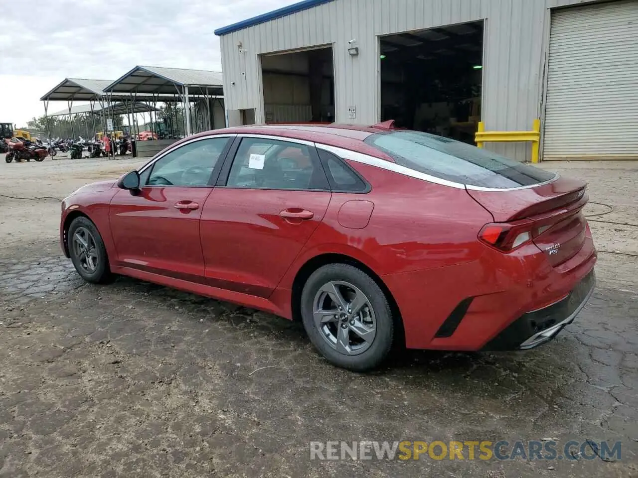 2 fotografías del automóvil dañado 5XXG14J29NG103829 KIA K5 2022