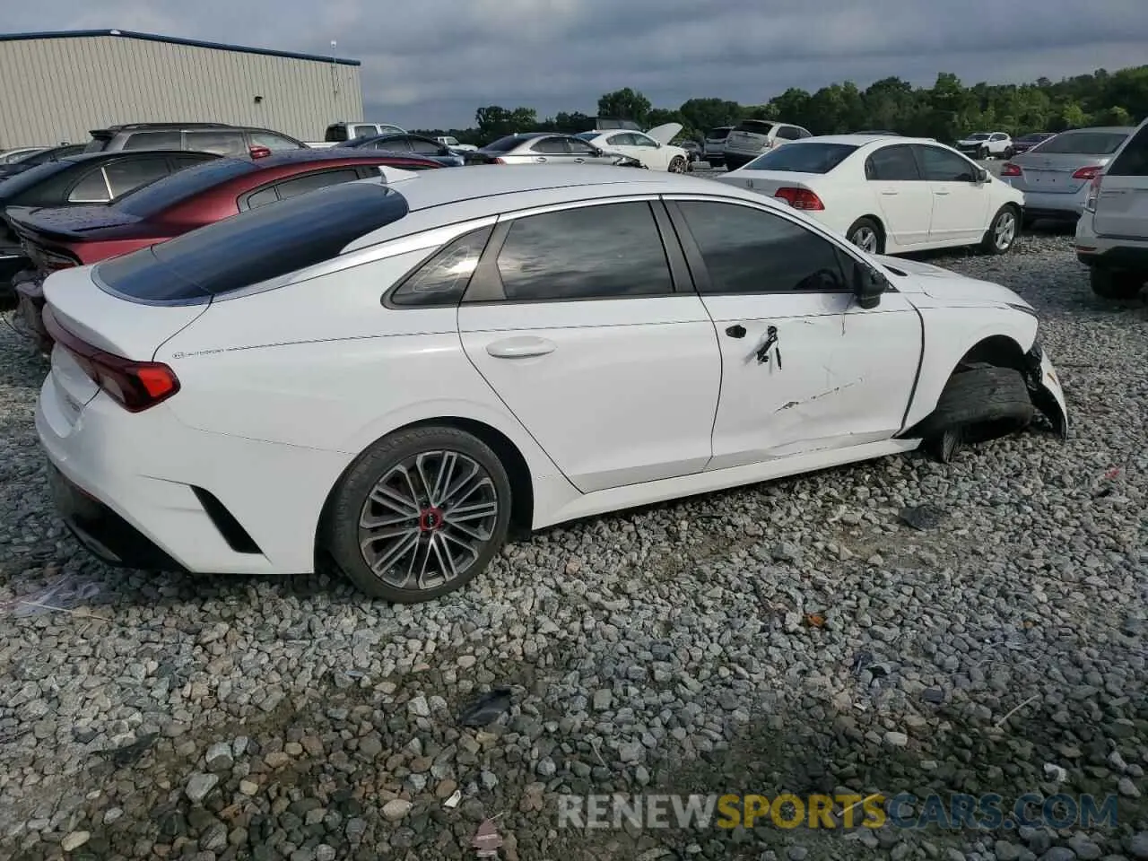 3 fotografías del automóvil dañado 5XXG14J2XNG088693 KIA K5 2022