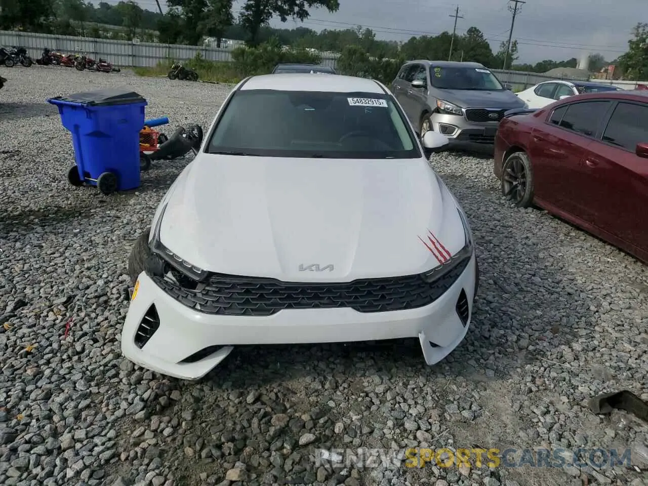 5 fotografías del automóvil dañado 5XXG14J2XNG088693 KIA K5 2022