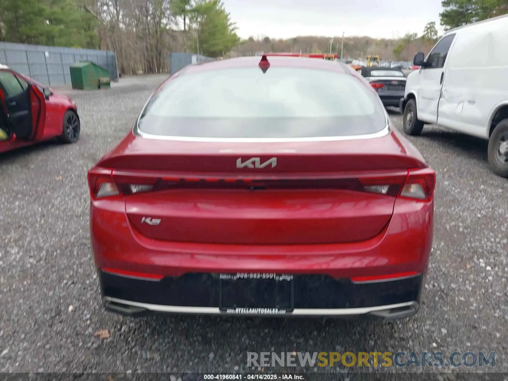 15 fotografías del automóvil dañado 5XXG14J2XNG103712 KIA K5 2022