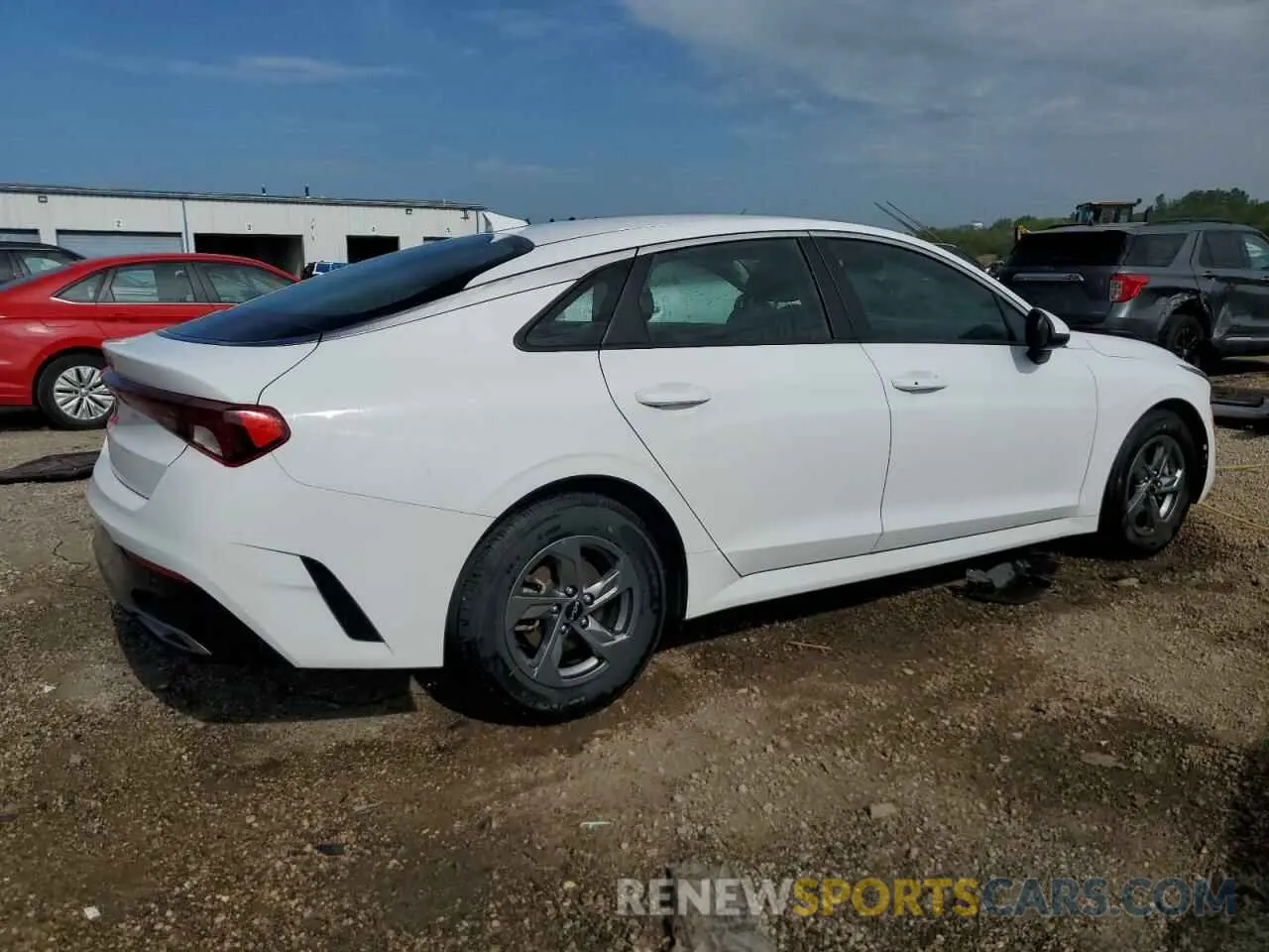 3 fotografías del automóvil dañado 5XXG14J2XNG141568 KIA K5 2022