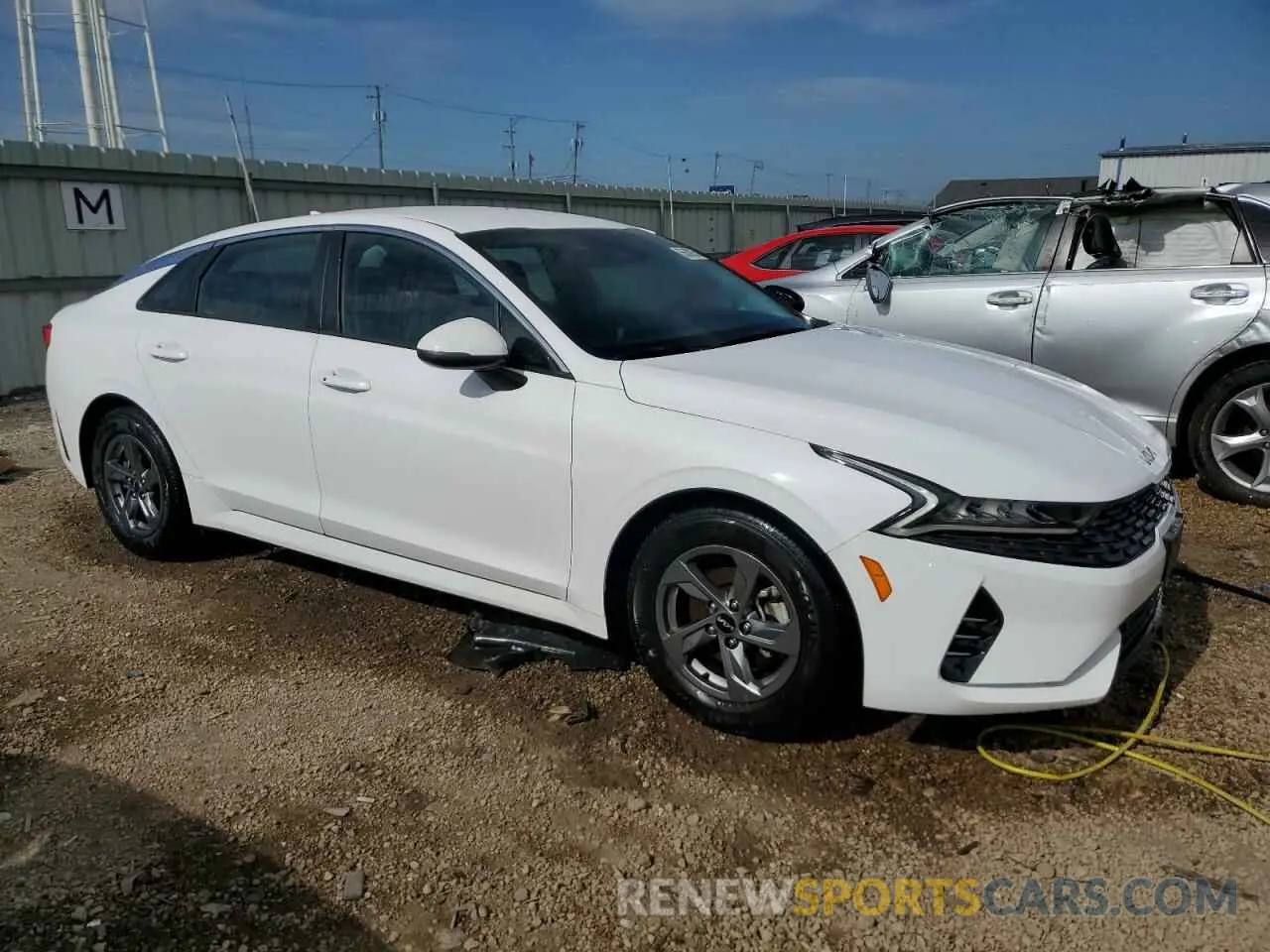 4 fotografías del automóvil dañado 5XXG14J2XNG141568 KIA K5 2022