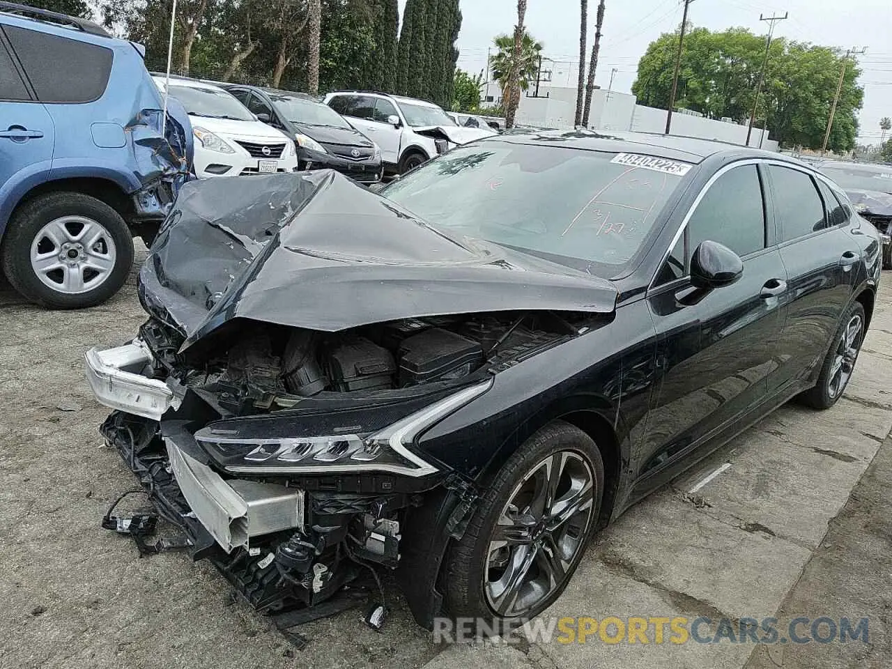 1 fotografías del automóvil dañado 5XXG34J20NG089992 KIA K5 2022