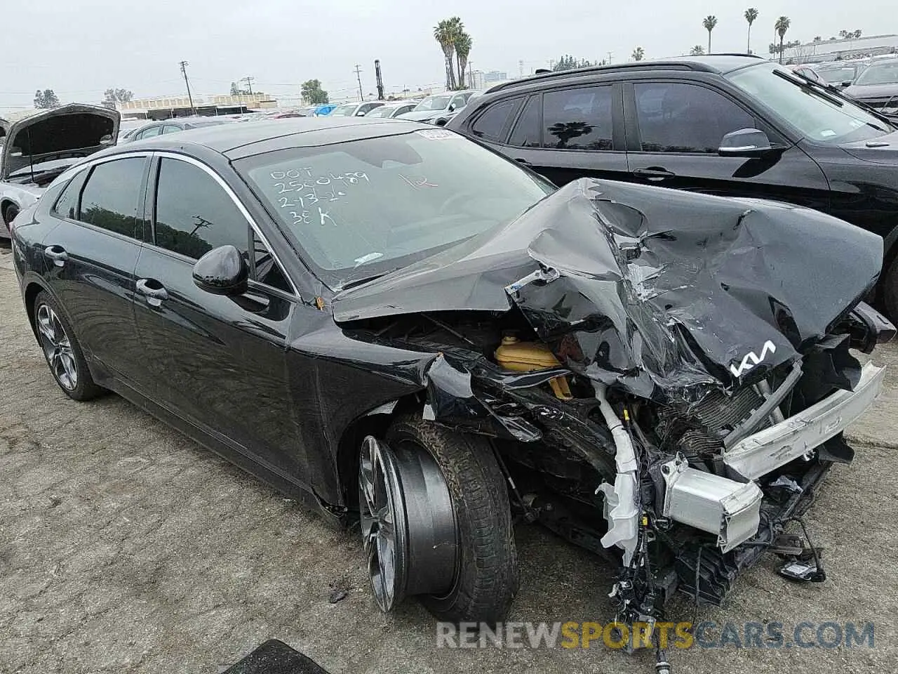 4 fotografías del automóvil dañado 5XXG34J20NG089992 KIA K5 2022