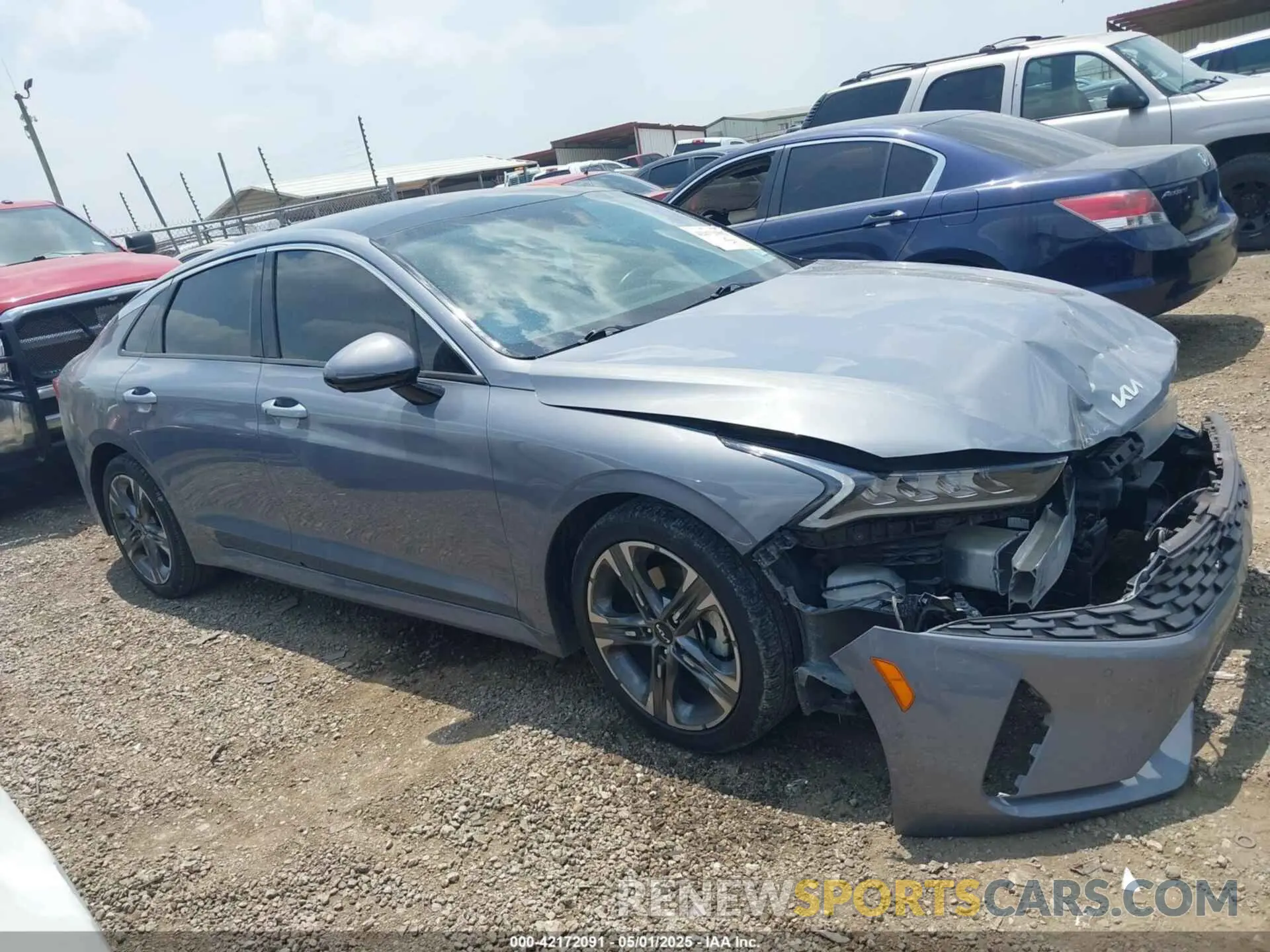 13 fotografías del automóvil dañado 5XXG34J21NG151822 KIA K5 2022