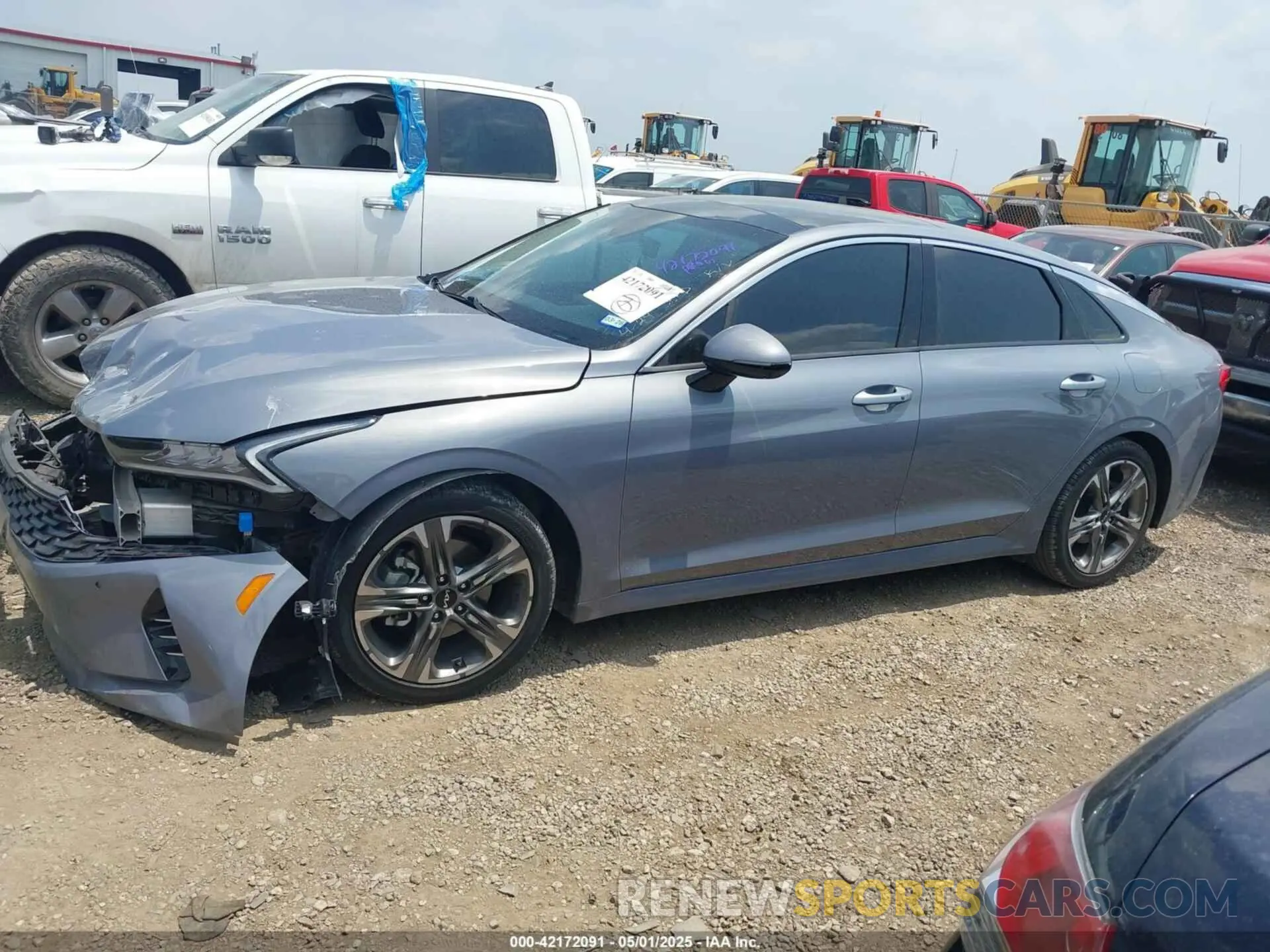 14 fotografías del automóvil dañado 5XXG34J21NG151822 KIA K5 2022
