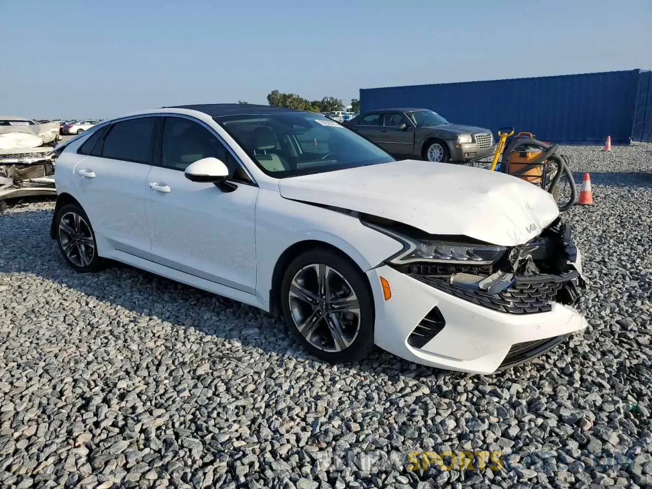 4 fotografías del automóvil dañado 5XXG34J28NG102830 KIA K5 2022