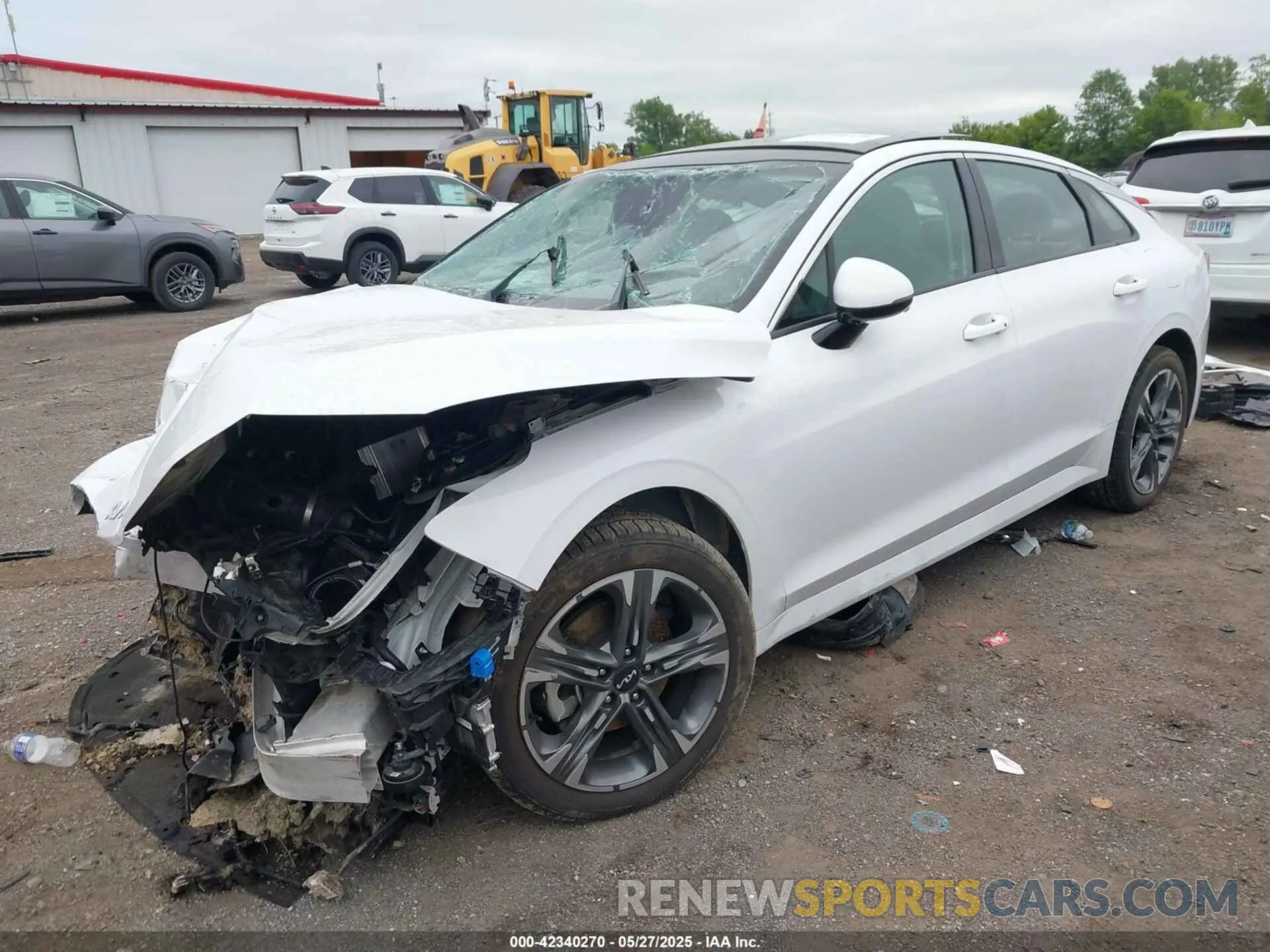 2 fotografías del automóvil dañado 5XXG34J28NG105792 KIA K5 2022