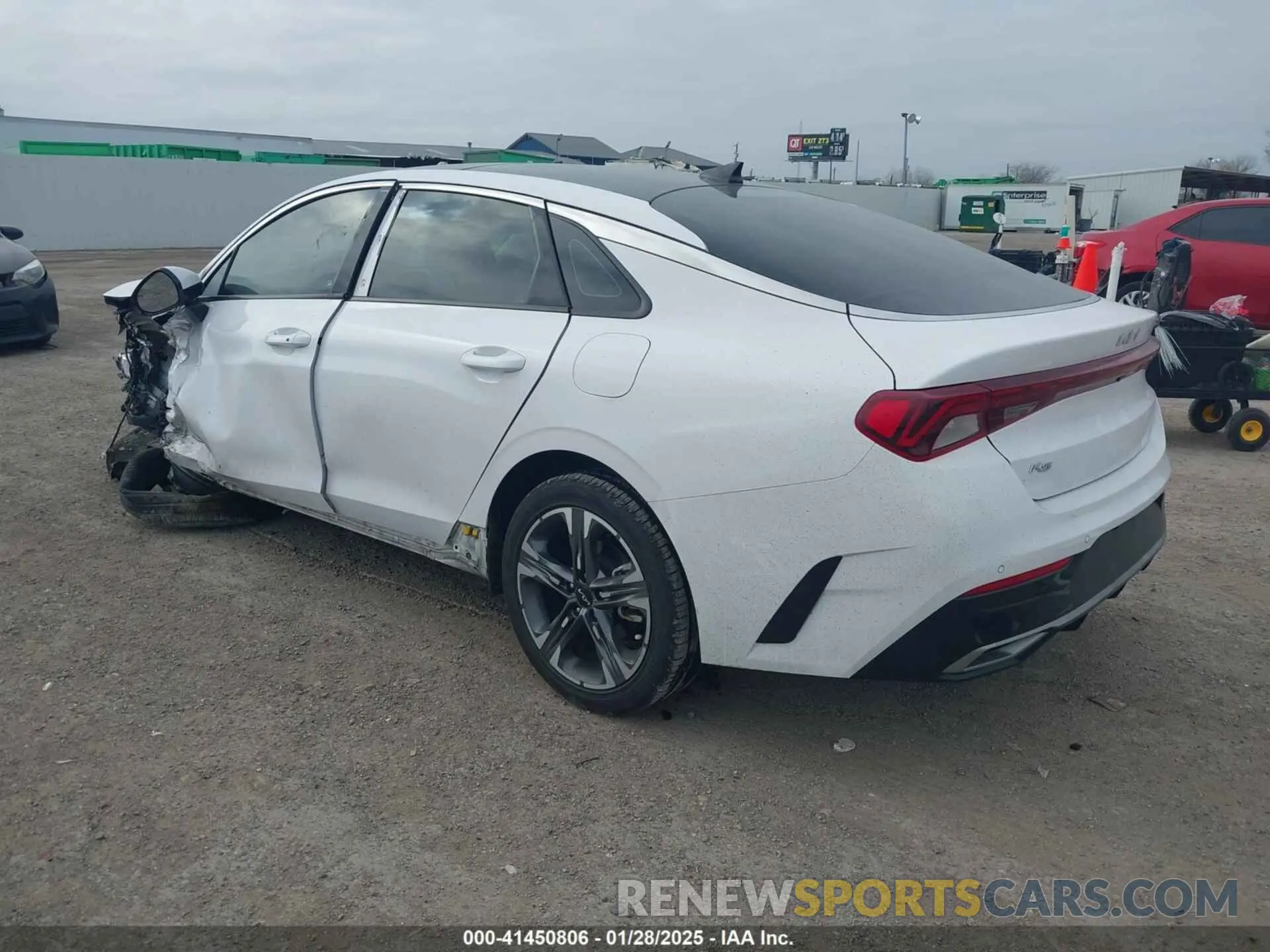 3 fotografías del automóvil dañado 5XXG34J28NG123726 KIA K5 2022