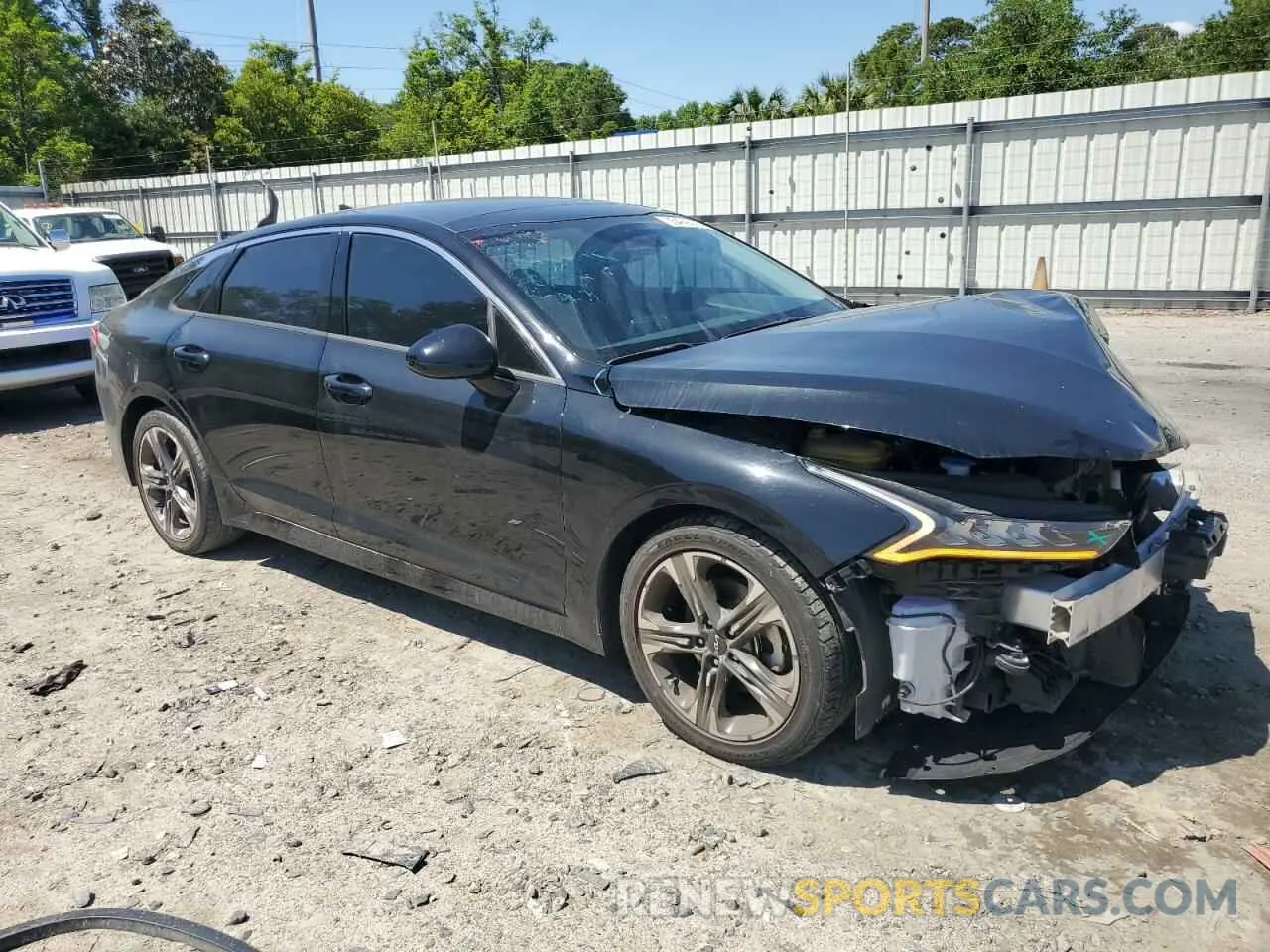 4 fotografías del automóvil dañado 5XXG34J2XNG088056 KIA K5 2022