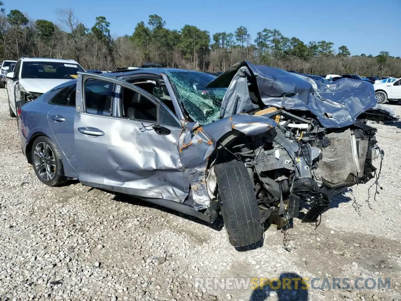 4 fotografías del automóvil dañado 5XXG34J2XNG126921 KIA K5 2022