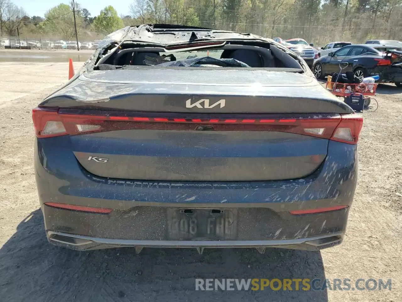 6 fotografías del automóvil dañado 5XXG34J2XNG142746 KIA K5 2022