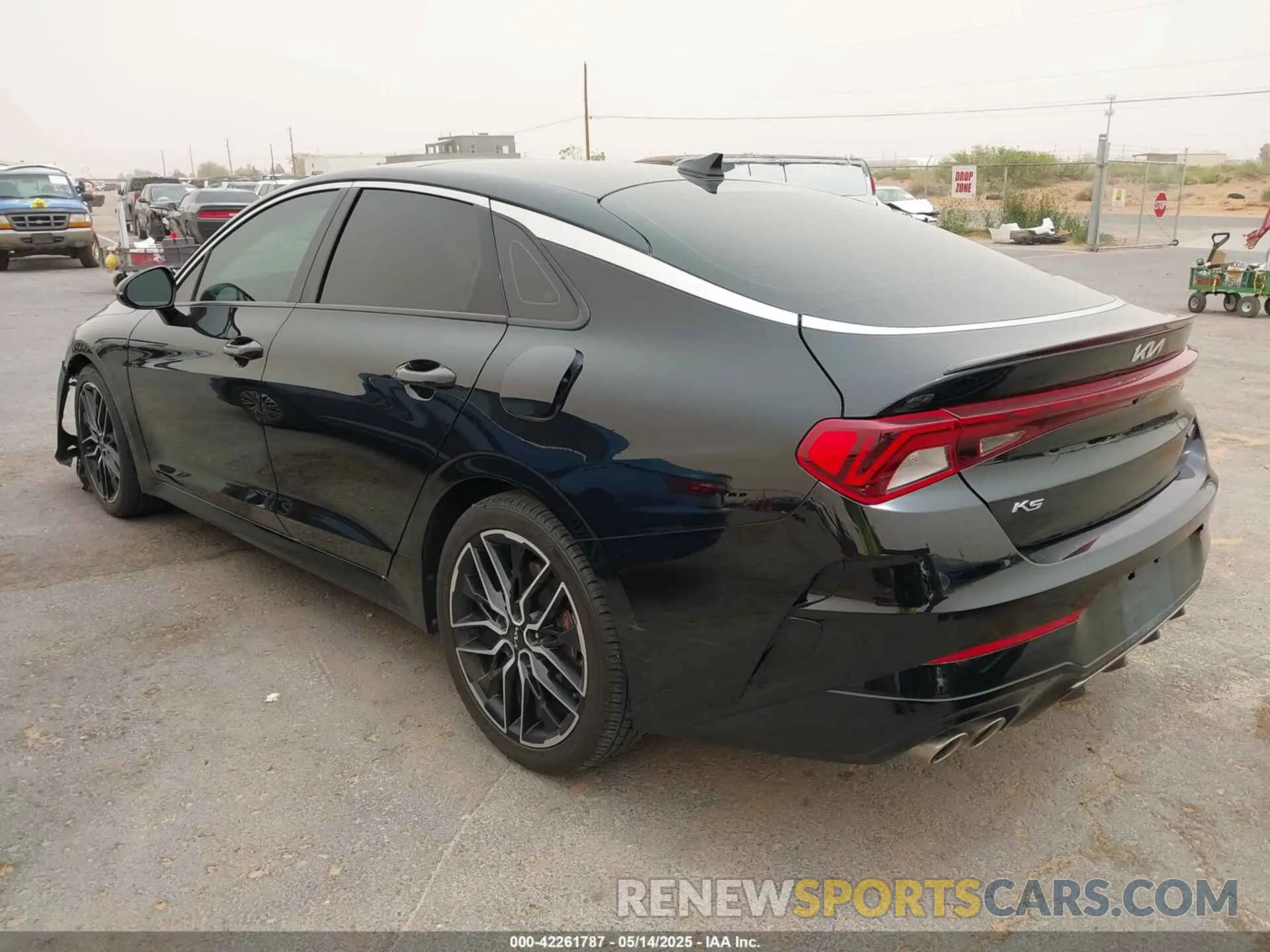 3 fotografías del automóvil dañado 5XXG44J83NG154125 KIA K5 2022