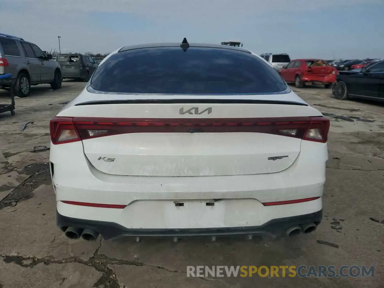 6 fotografías del automóvil dañado 5XXG44J88NG094097 KIA K5 2022