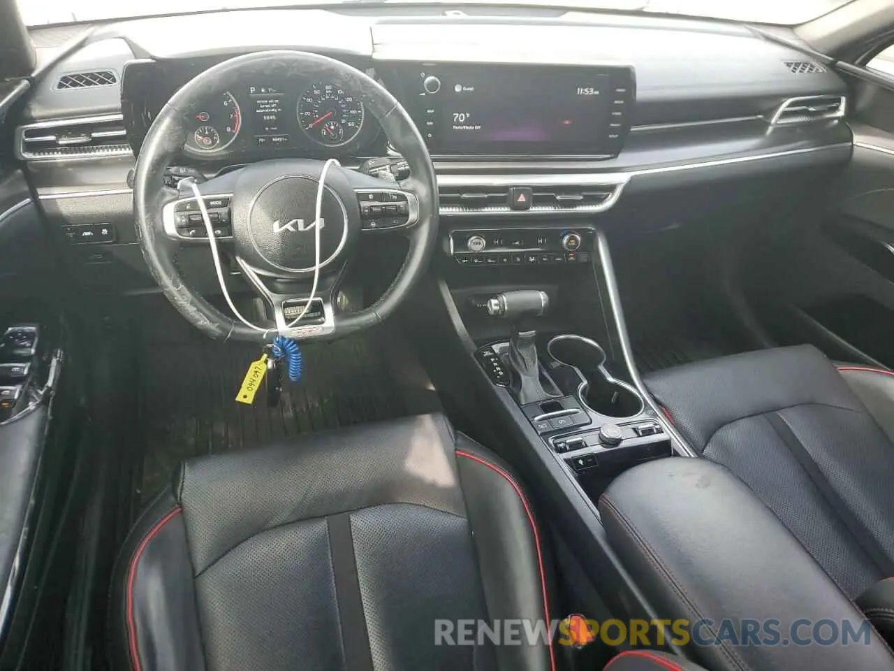 8 fotografías del automóvil dañado 5XXG44J88NG094097 KIA K5 2022