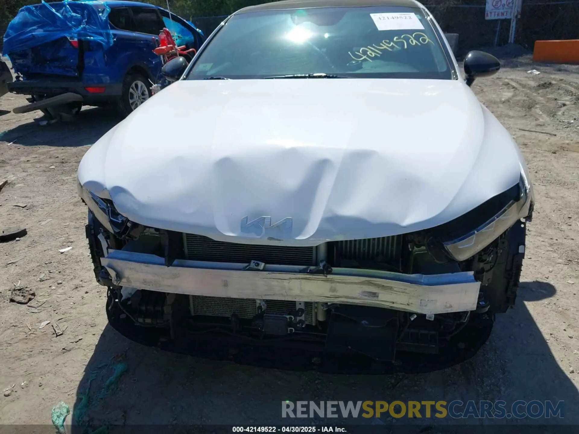 6 fotografías del automóvil dañado 5XXG64J20NG093080 KIA K5 2022