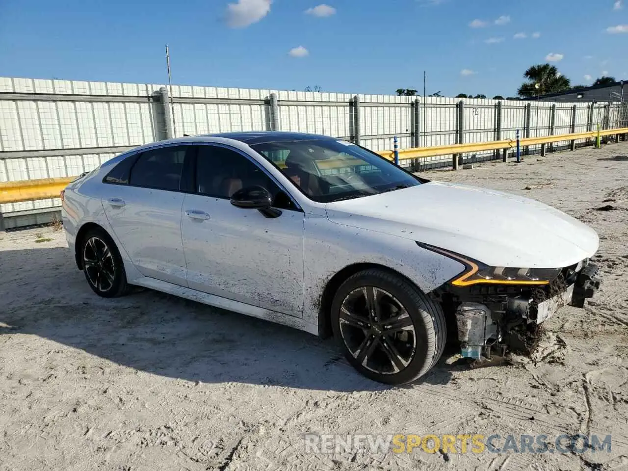4 fotografías del automóvil dañado 5XXG64J20NG130533 KIA K5 2022