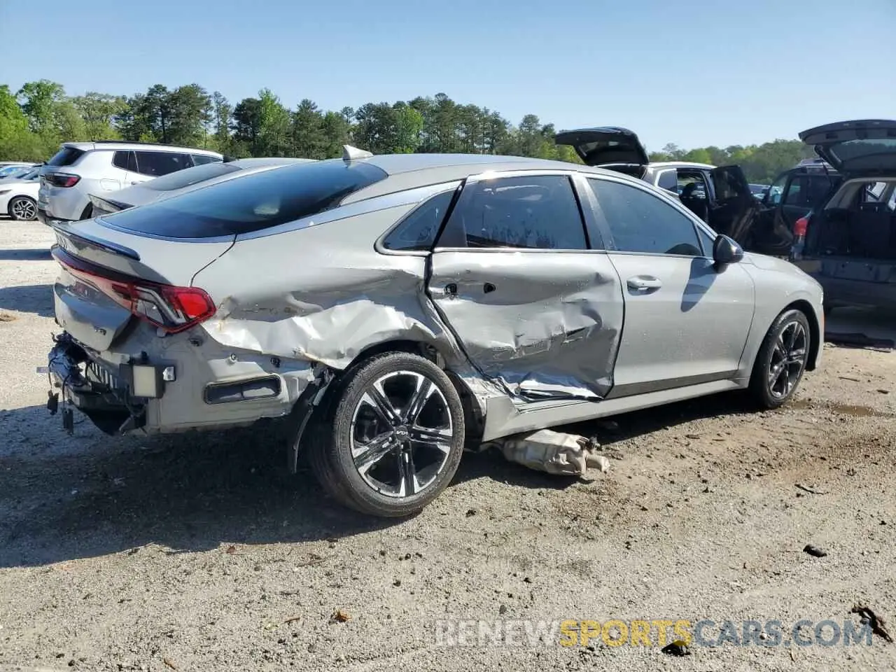 3 fotografías del automóvil dañado 5XXG64J20NG146554 KIA K5 2022