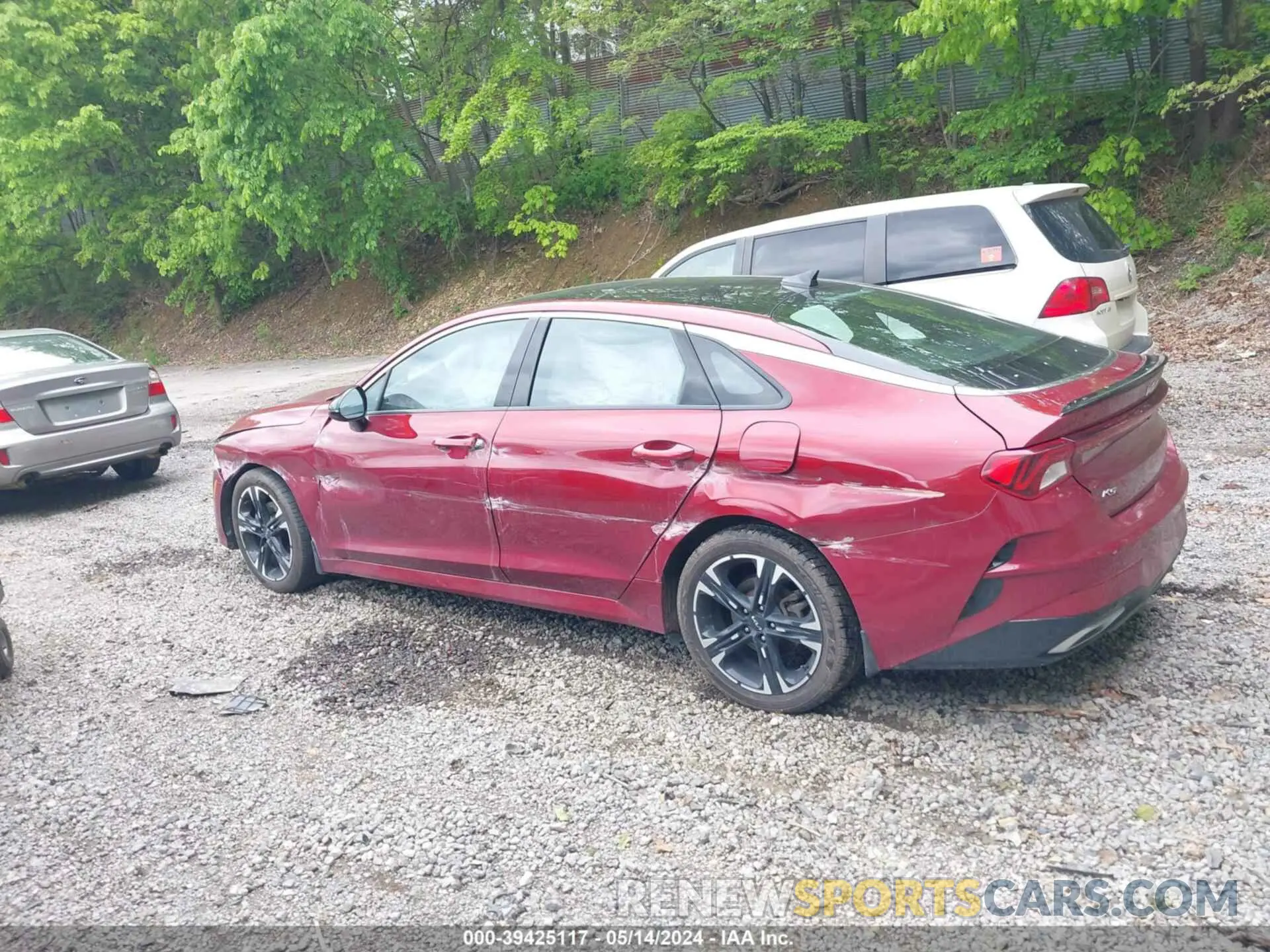14 fotografías del automóvil dañado 5XXG64J21NG096098 KIA K5 2022