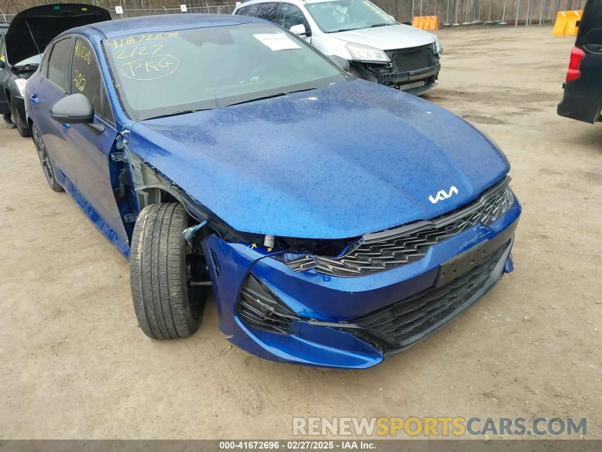 6 fotografías del automóvil dañado 5XXG64J21NG137345 KIA K5 2022