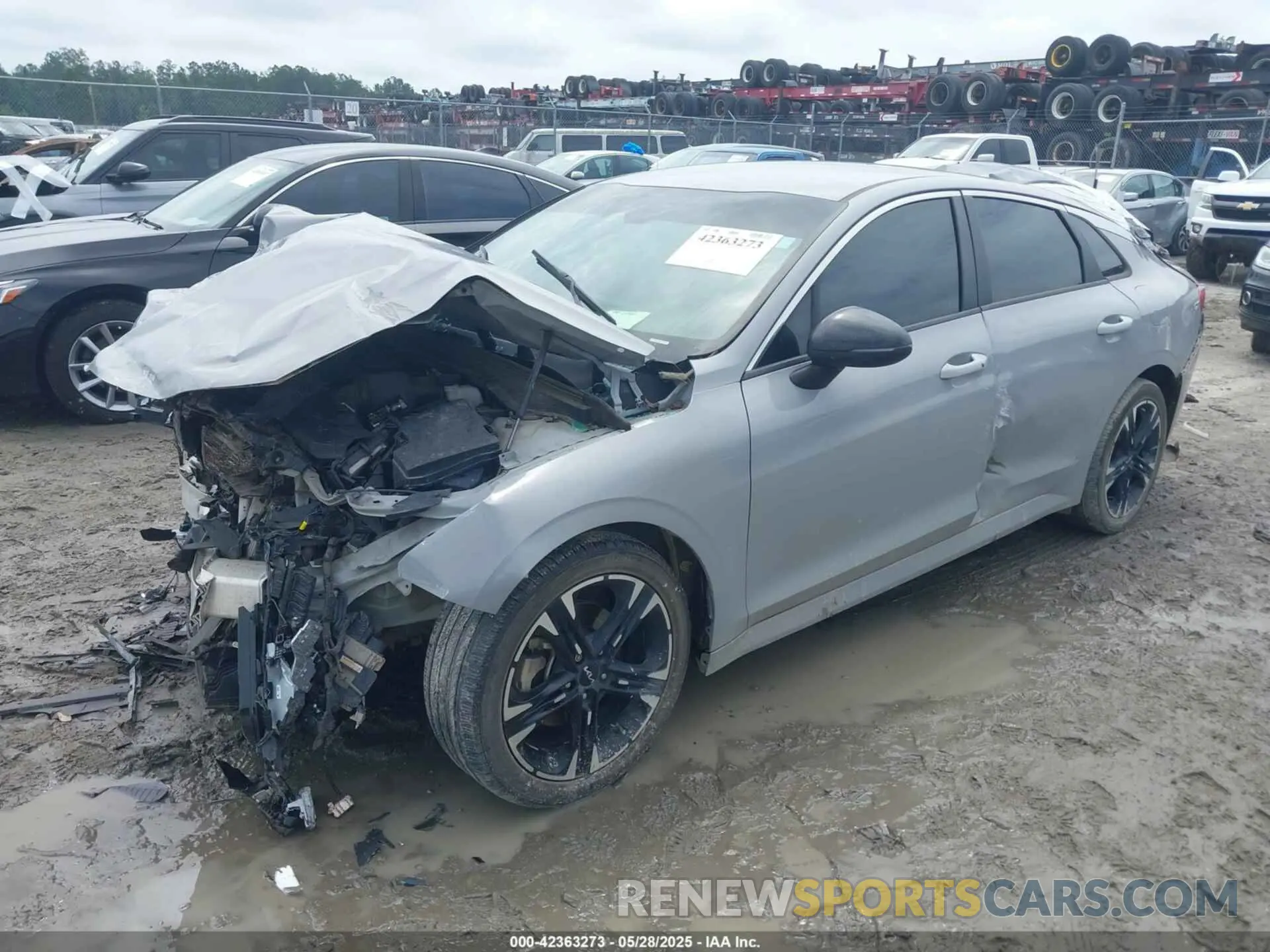 2 fotografías del automóvil dañado 5XXG64J22NG129352 KIA K5 2022