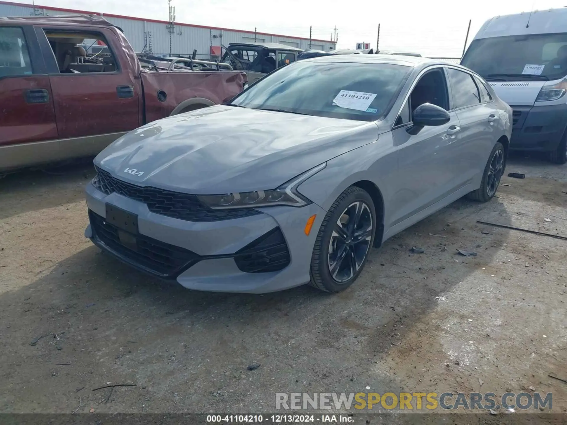 2 fotografías del automóvil dañado 5XXG64J22NG161430 KIA K5 2022