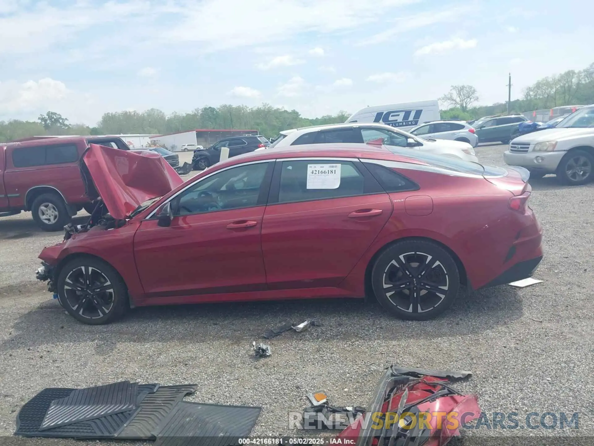 14 fotografías del automóvil dañado 5XXG64J23NG104072 KIA K5 2022