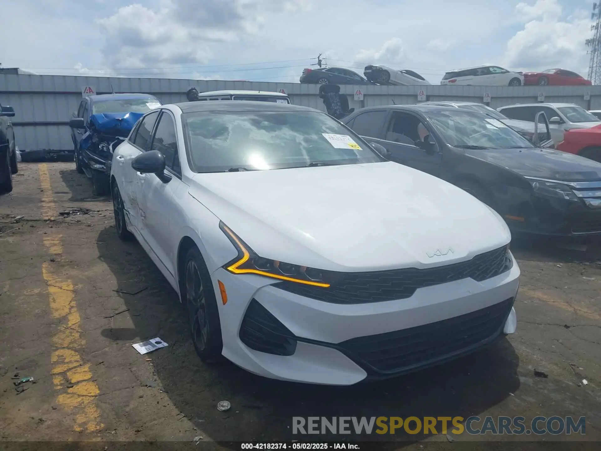 1 fotografías del automóvil dañado 5XXG64J23NG128582 KIA K5 2022