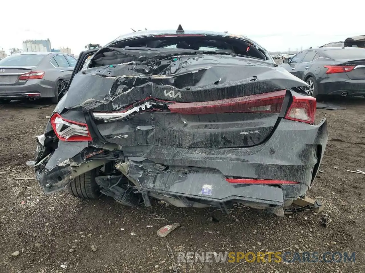 6 fotografías del automóvil dañado 5XXG64J24NG115887 KIA K5 2022